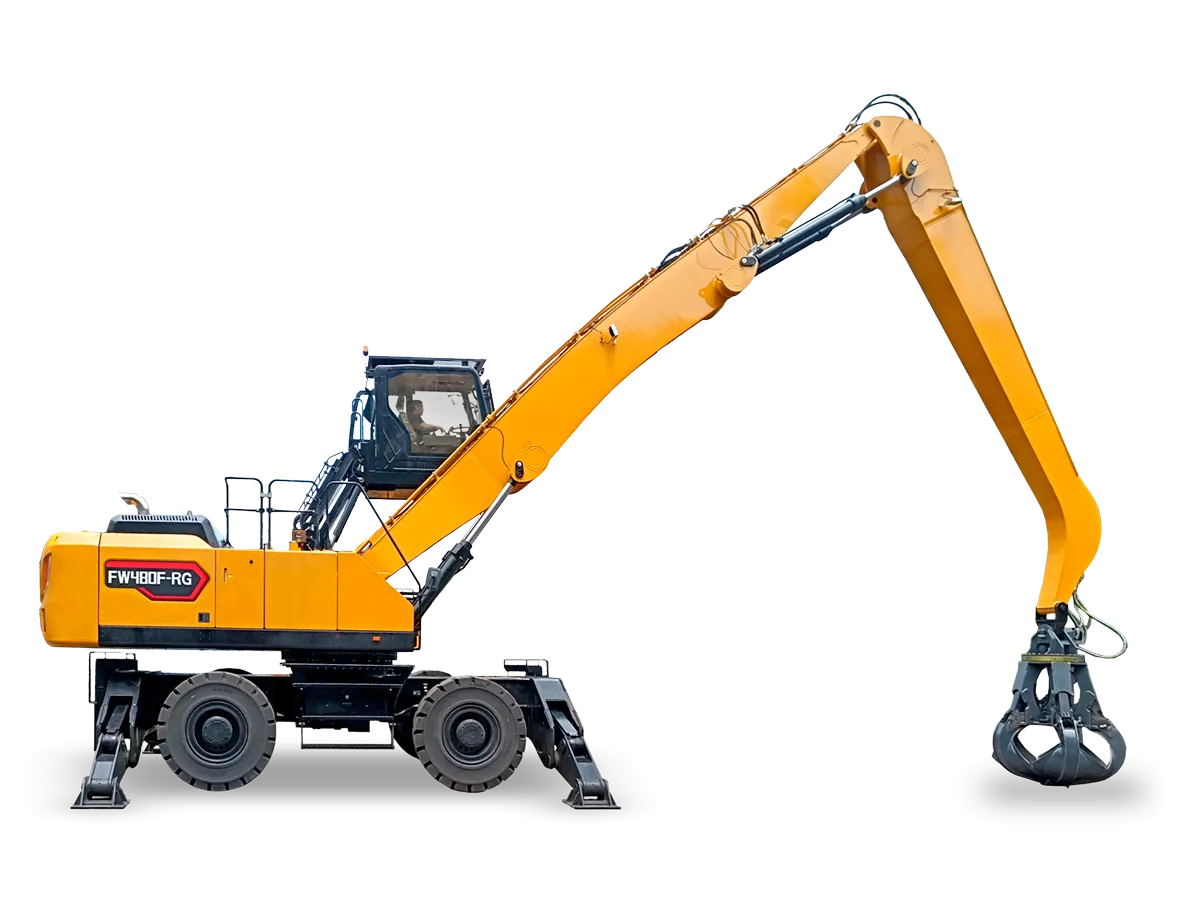 Loader FW480F-RG on wheels